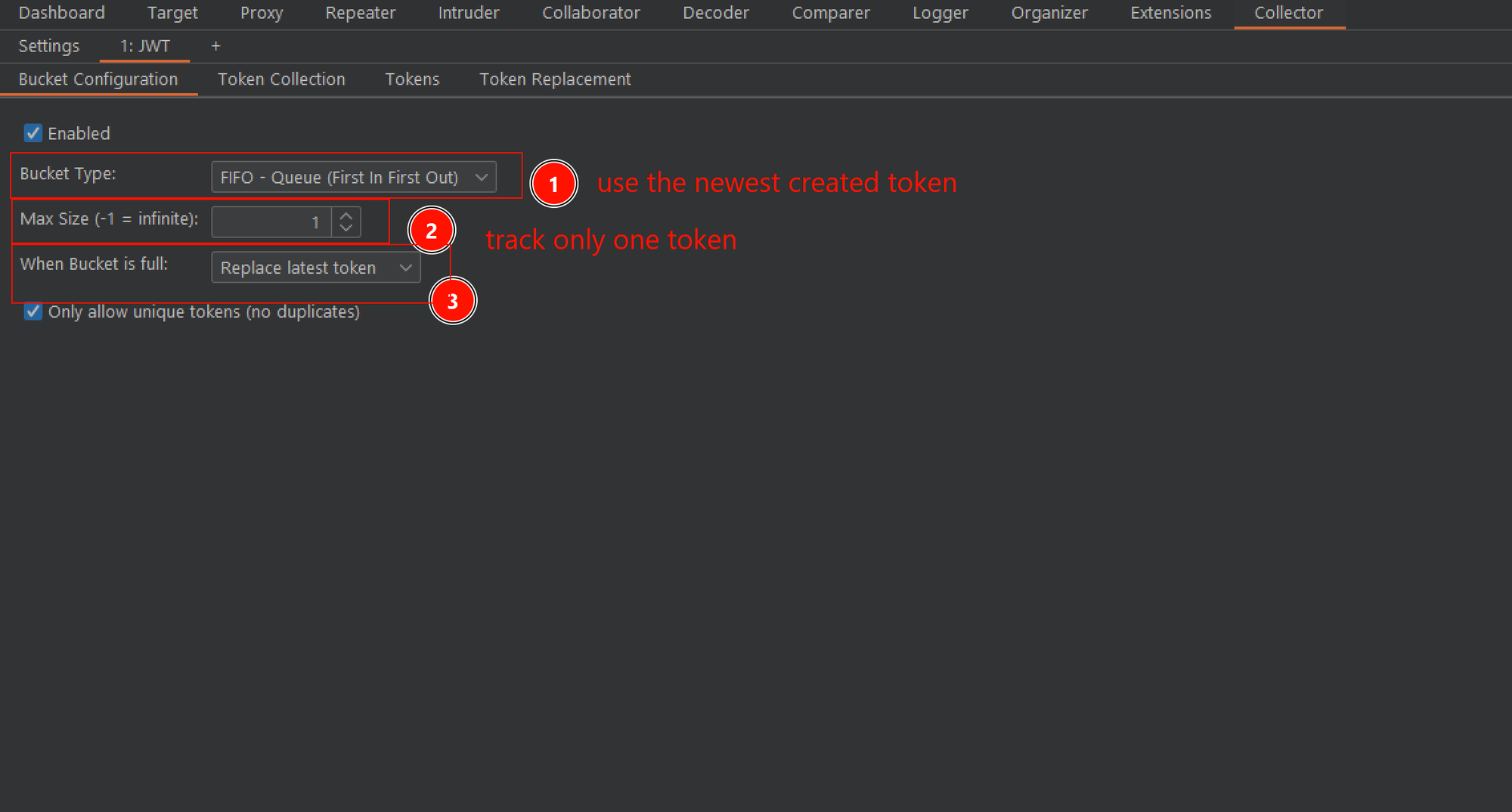 Regex configuration for Auth Analyzer token replacement