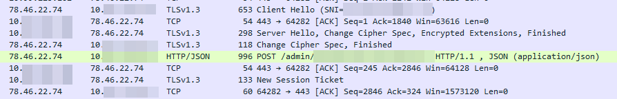 Traffic is now decrypted