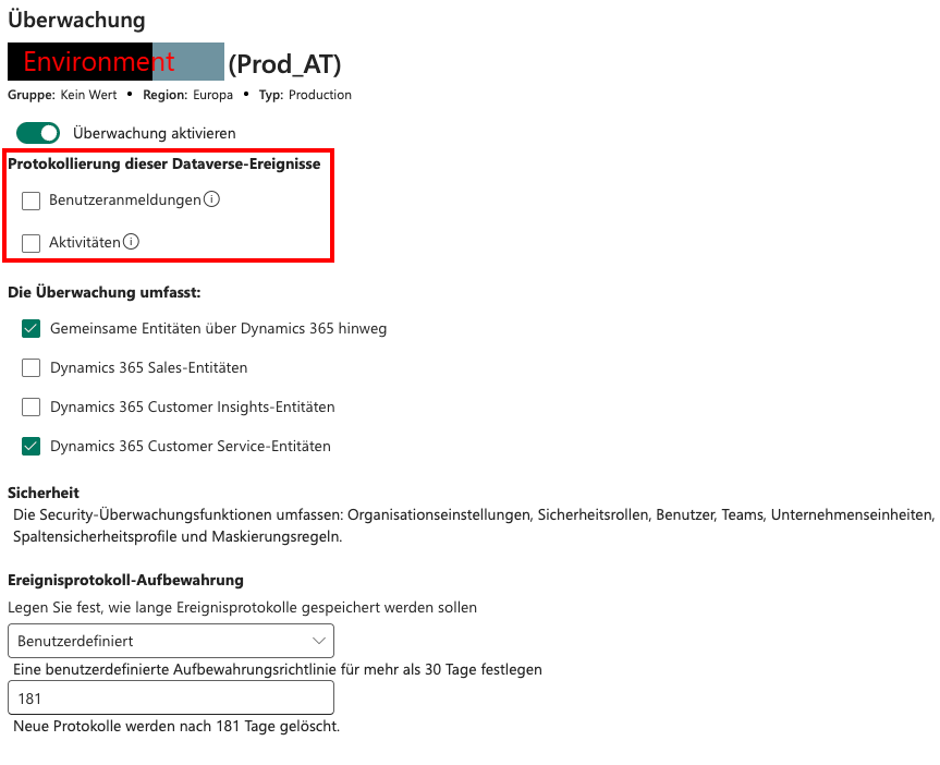 Audit Policy Example GUI