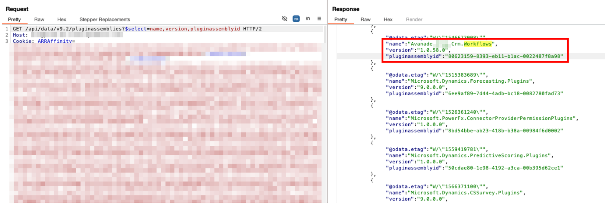 Listing available Assemblies with endpoint 