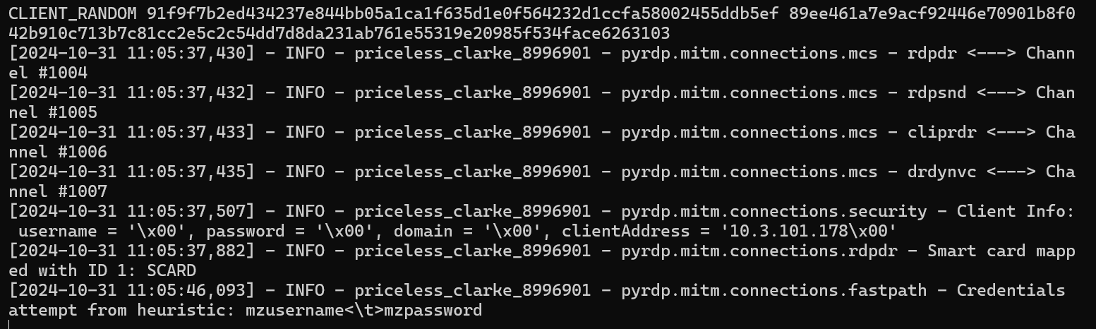 fetching User Credentials in Cleartext